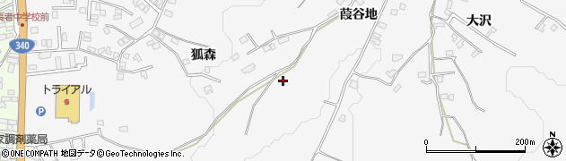 青森県八戸市糠塚（葭谷地）周辺の地図