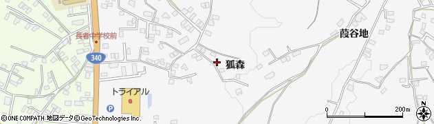 青森県八戸市糠塚（狐森）周辺の地図