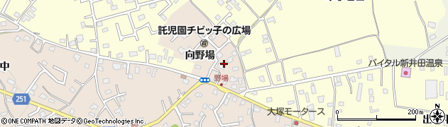 青森県八戸市妙向野場周辺の地図