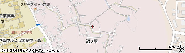 青森県八戸市田面木沼ノ平27周辺の地図