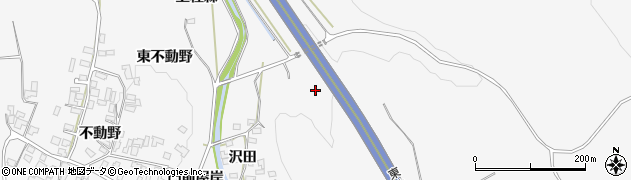 青森県平川市碇ヶ関古懸堤添周辺の地図