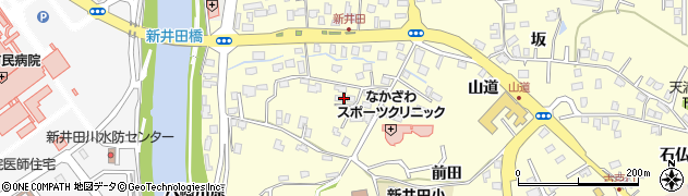 青森県八戸市新井田（館下）周辺の地図