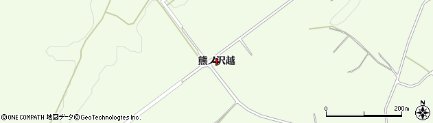 青森県八戸市櫛引（熊ノ沢越）周辺の地図