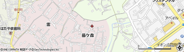 青森県八戸市中居林藤ケ森10周辺の地図