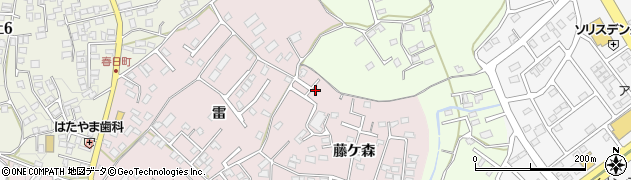 青森県八戸市中居林藤ケ森11周辺の地図