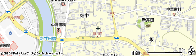 青森県八戸市新井田（横町）周辺の地図