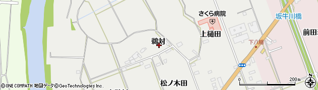 青森県八戸市八幡（鵜対）周辺の地図