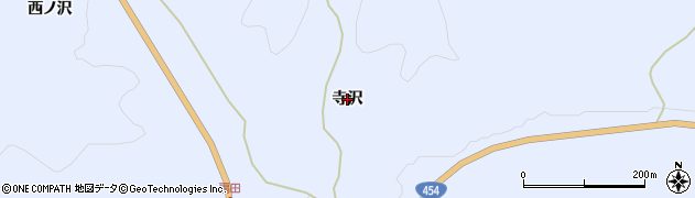 青森県五戸町（三戸郡）扇田（寺沢）周辺の地図