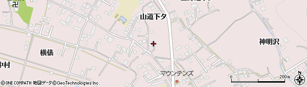 青森県八戸市田面木山道下タ29周辺の地図