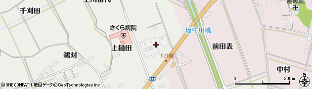 青森県八戸市八幡下樋田周辺の地図