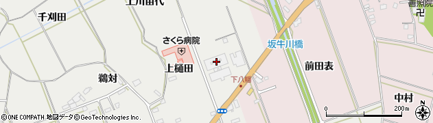 青森県八戸市八幡下樋田1周辺の地図