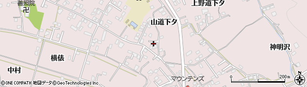 青森県八戸市田面木山道下タ24周辺の地図