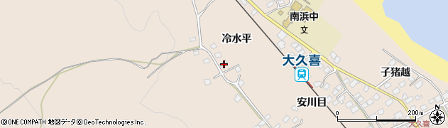 青森県八戸市鮫町冷水平11周辺の地図
