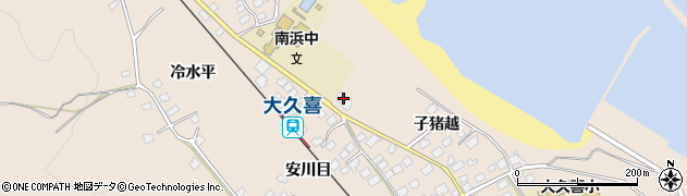 青森県八戸市鮫町子猪越15周辺の地図