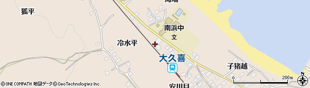 青森県八戸市鮫町冷水平2周辺の地図