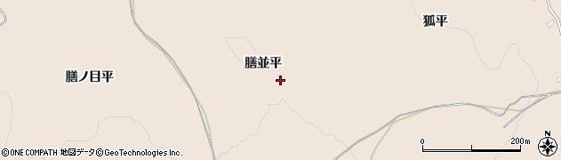 青森県八戸市鮫町（膳並平）周辺の地図