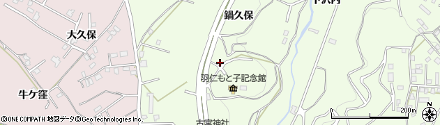 青森県八戸市沢里鍋久保41周辺の地図