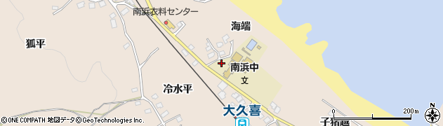 青森県八戸市鮫町冷水平1周辺の地図