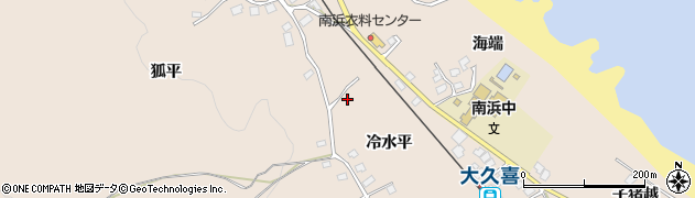 青森県八戸市鮫町冷水平周辺の地図