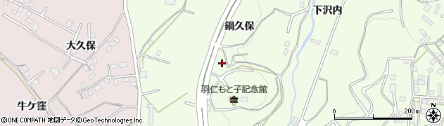 青森県八戸市沢里鍋久保1周辺の地図