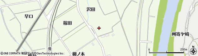 青森県八戸市櫛引沢田周辺の地図