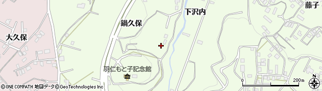 青森県八戸市沢里鍋久保7周辺の地図