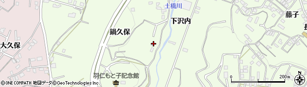 青森県八戸市沢里鍋久保8周辺の地図
