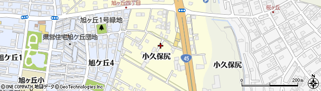 青森県八戸市新井田小久保尻周辺の地図