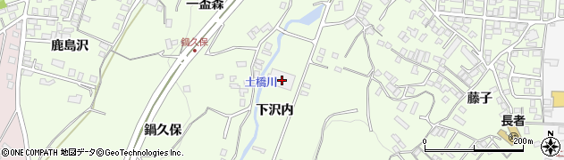 青森県八戸市沢里下沢内62周辺の地図