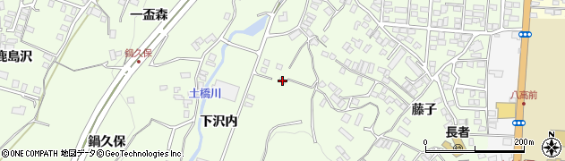 青森県八戸市沢里下沢内24周辺の地図