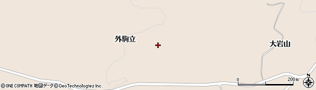 青森県八戸市鮫町外駒立周辺の地図