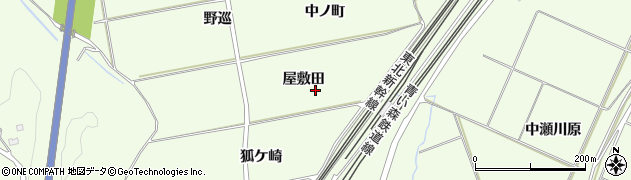 青森県八戸市櫛引（屋敷田）周辺の地図