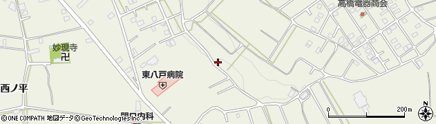 青森県八戸市大久保（上面）周辺の地図