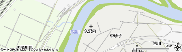 青森県八戸市八幡（矢沢向）周辺の地図