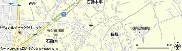 青森県八戸市新井田石動木平17周辺の地図