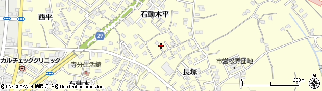 青森県八戸市新井田石動木平18周辺の地図