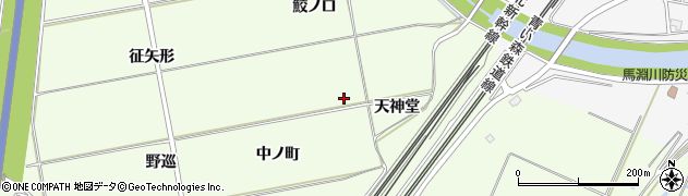 青森県八戸市櫛引（天神堂）周辺の地図