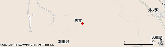 青森県八戸市鮫町（駒立）周辺の地図