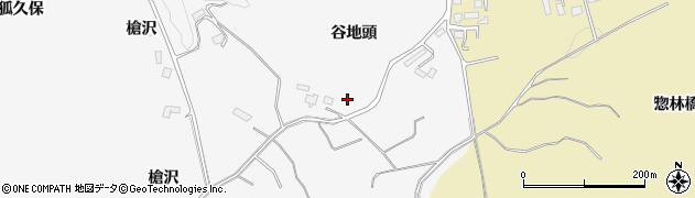 青森県五戸町（三戸郡）倉石石沢（谷地頭）周辺の地図