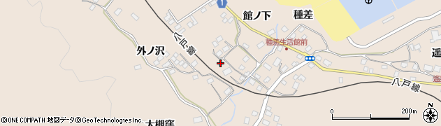 青森県八戸市鮫町大槻窪周辺の地図