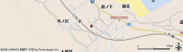 青森県八戸市鮫町（大槻窪）周辺の地図
