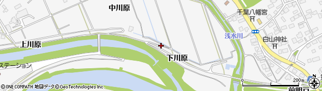 青森県八戸市尻内町（下川原）周辺の地図