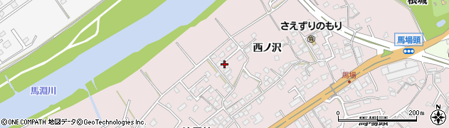 青森県八戸市根城西ノ沢88周辺の地図