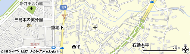 青森県八戸市新井田（西平）周辺の地図