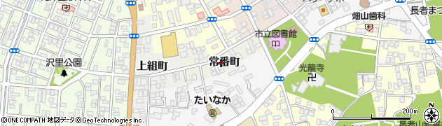 青森県八戸市常番町周辺の地図