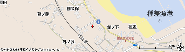 青森県八戸市鮫町（外ノ沢）周辺の地図