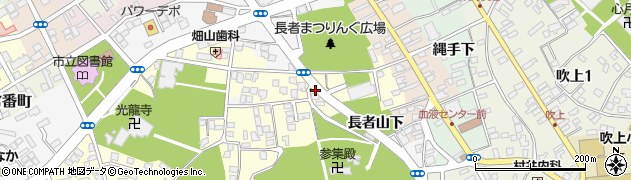 青森県八戸市山伏小路周辺の地図