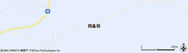 青森県十和田市滝沢（指久保）周辺の地図