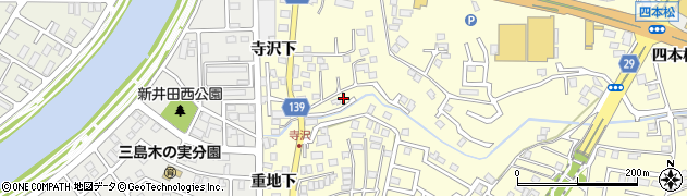 青森県八戸市新井田寺沢1-7周辺の地図