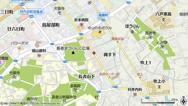 〒031-0037 青森県八戸市鍛冶町の地図